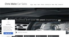 Desktop Screenshot of chriswaitecarsales.com