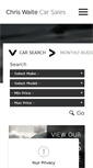 Mobile Screenshot of chriswaitecarsales.com